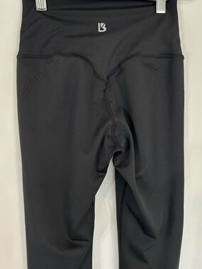 Buffbunny Collection Laser Cut Black Leggings Women SzSmall